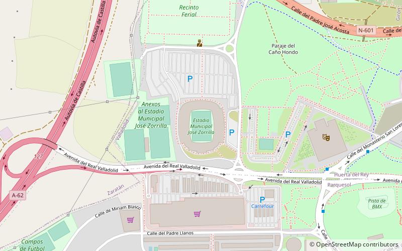 Nuevo Estadio Municipal José Zorrilla location map