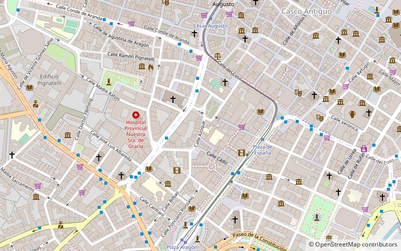 mercado azoque zaragoza location map
