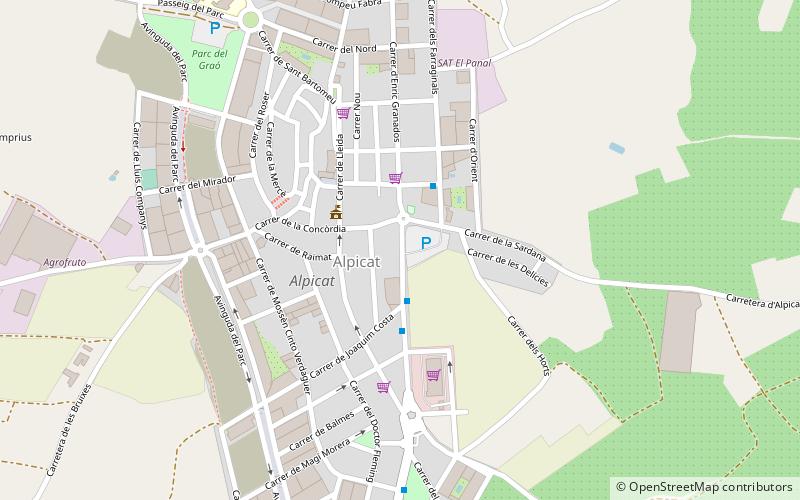 Alpicat location map