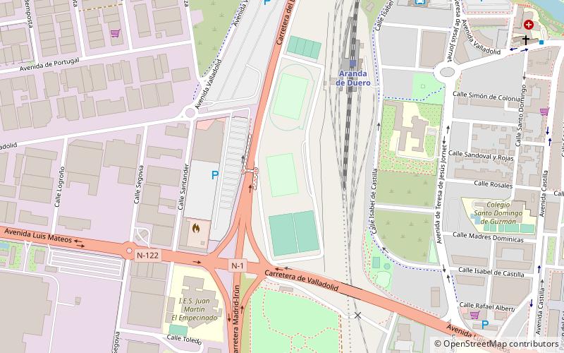 stade el montecillo aranda de duero location map