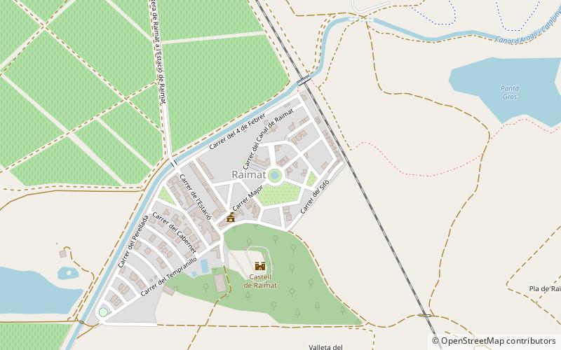 Raimat location map