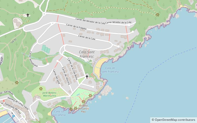 Camino de ronda location map