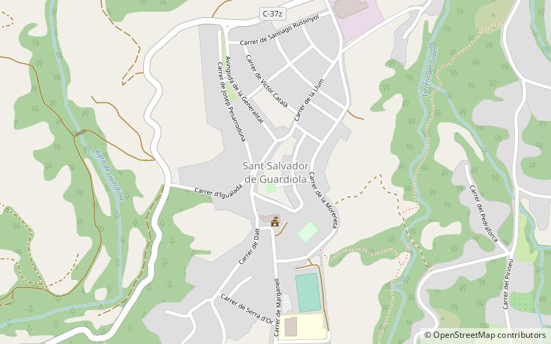 Guardiola location map