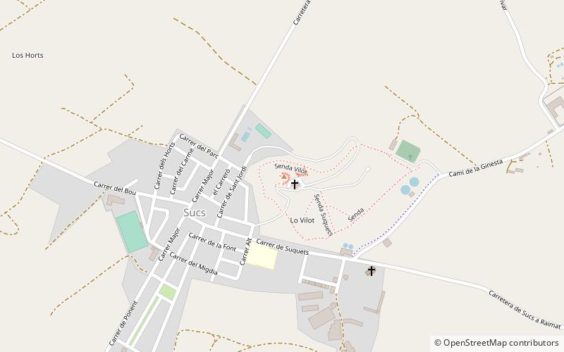 Suchs location map