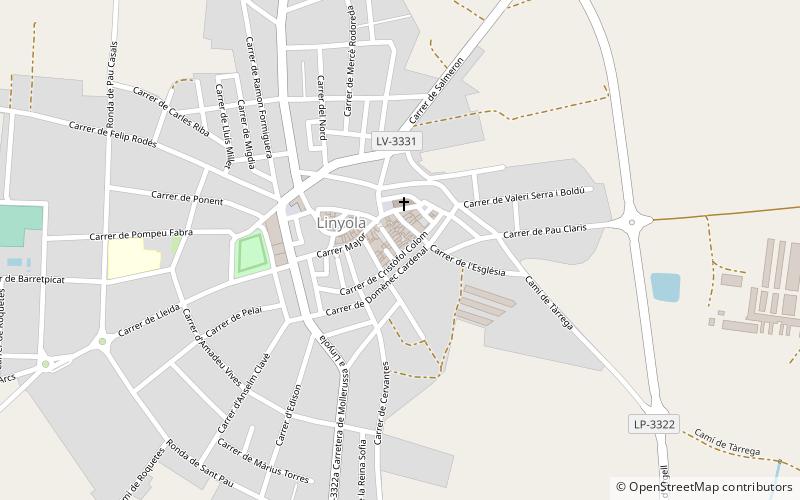 Linyola location map