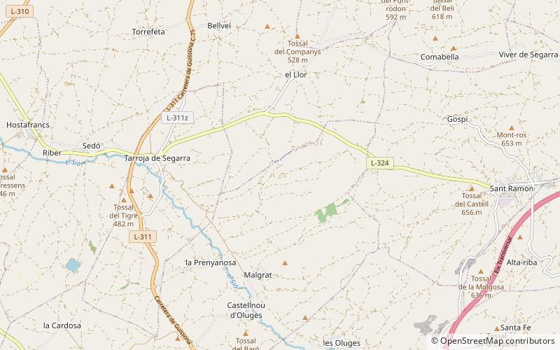 Sant Miquel de Tudela location map