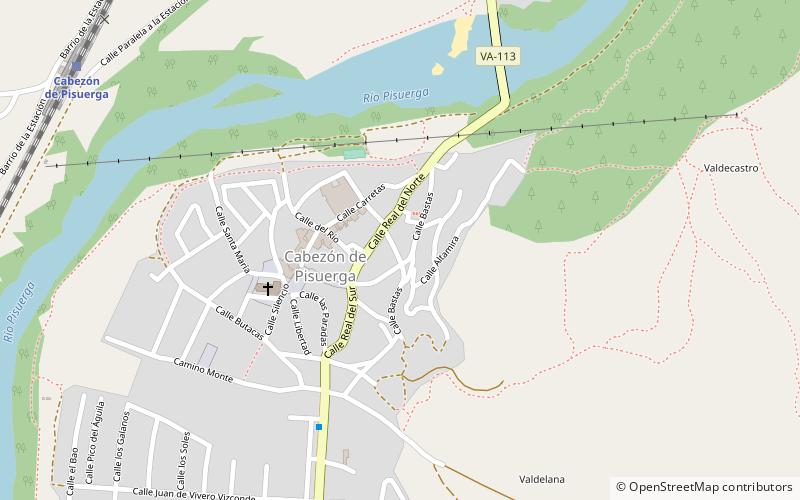 Cabezón de Pisuerga location map