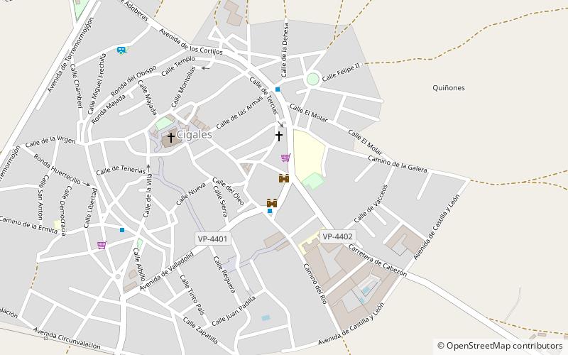 Palacio de los Condes de Benavente location map