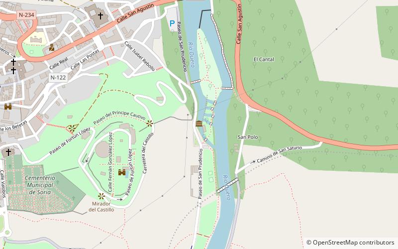 museo del agua soria location map