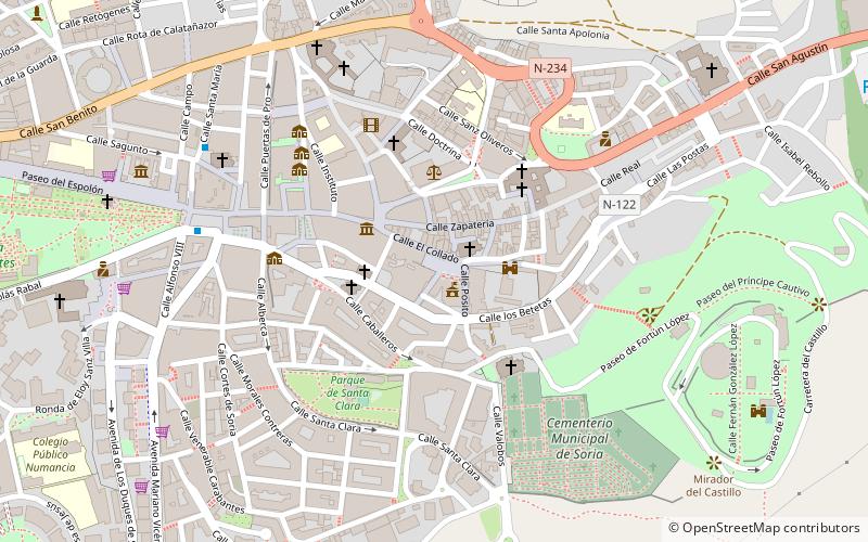 Soria Plaza Mayor location map