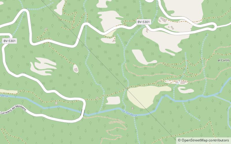 Parque natural del Montseny location map