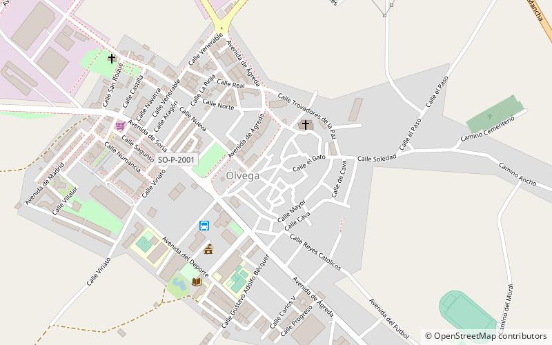 Ólvega location map
