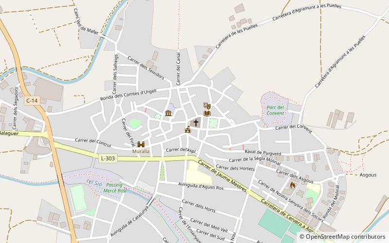 Santa Maria Church location map