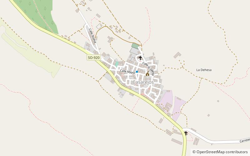 Casarejos location map