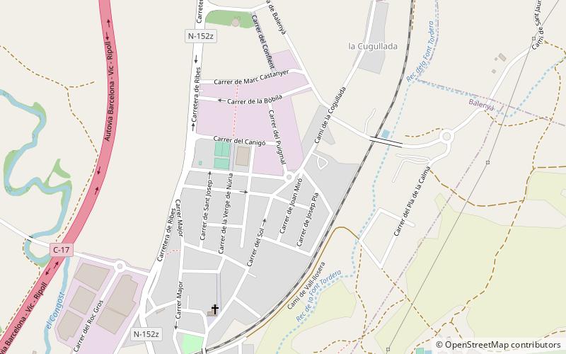 Balenyà location map