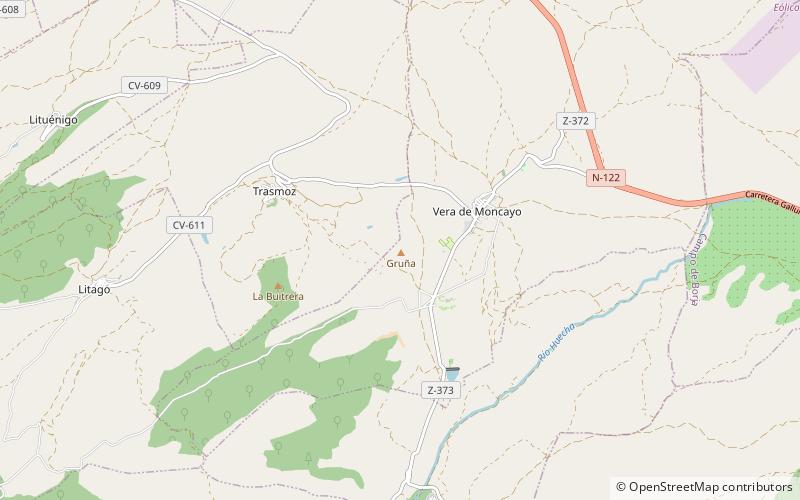 la oruna vera de moncayo location map