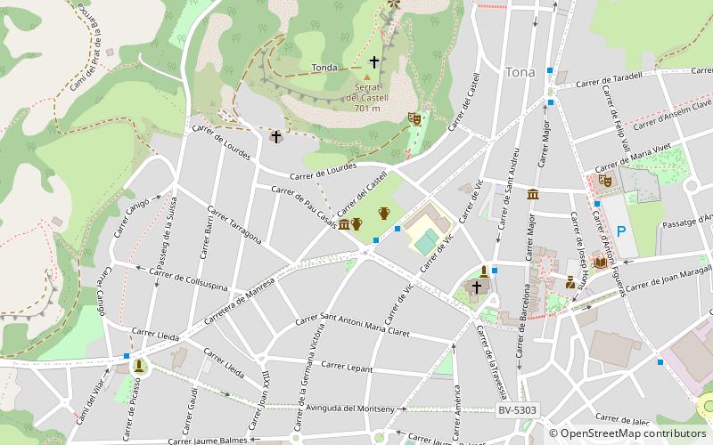 El Camp de les Lloses location map