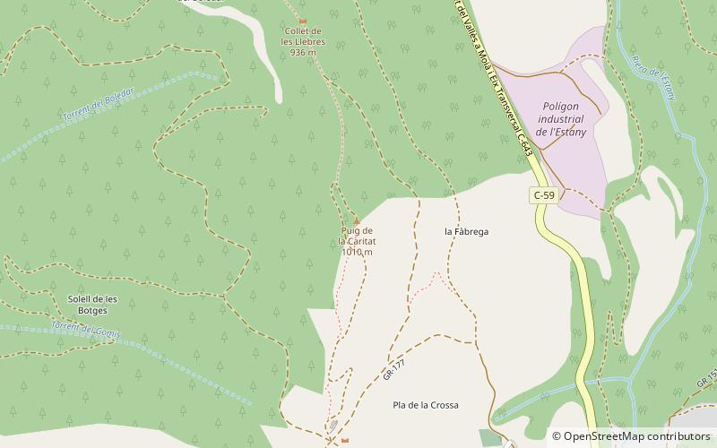 Puig de la Caritat location map
