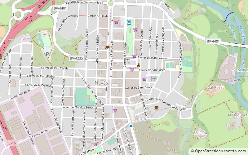 Navás location map