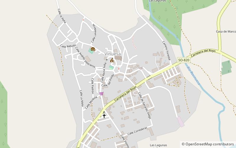 Vinuesa location map