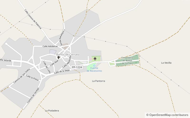 Église Saint-Jean-Baptiste de Baños de Cerrato location map