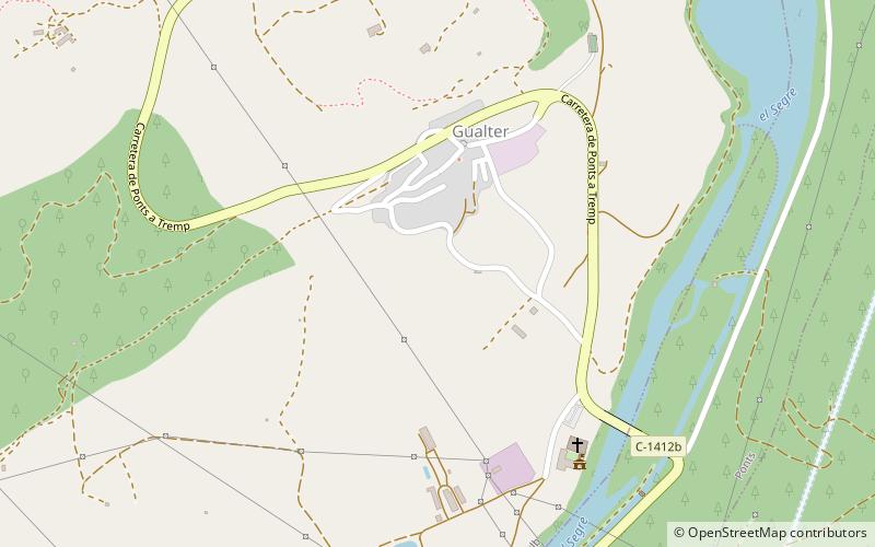 La Baronia de Rialb location map
