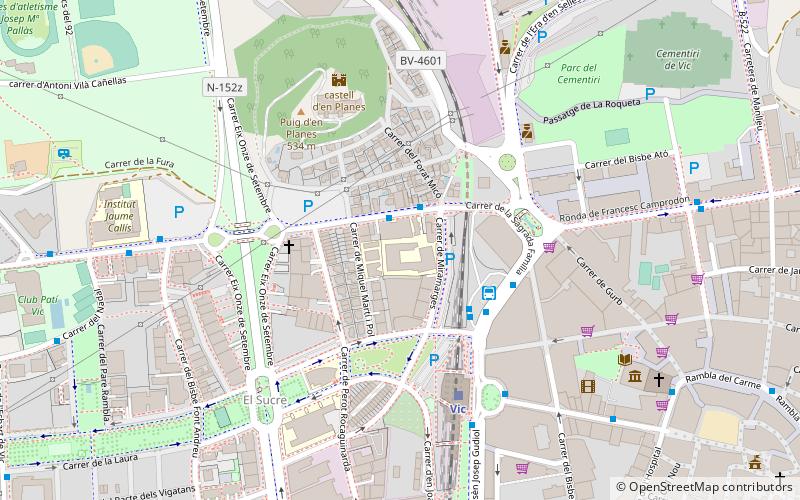 Universitat de Vic location map