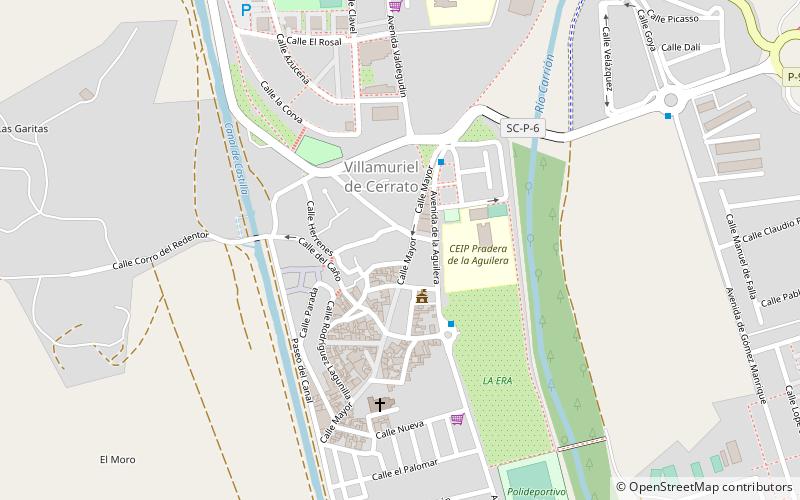Villamuriel de Cerrato location map