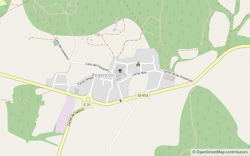 Regencós location map