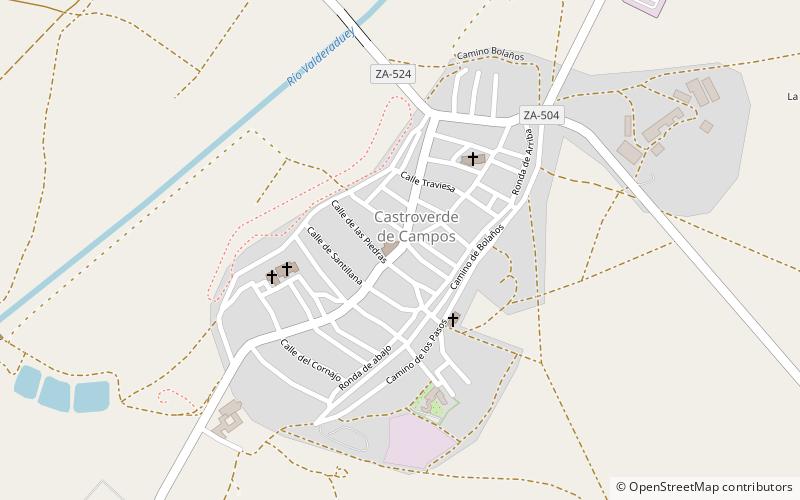 Castroverde de Campos location map