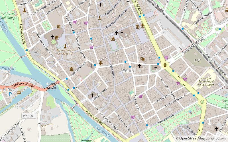 Calle Mayor de Palencia location map