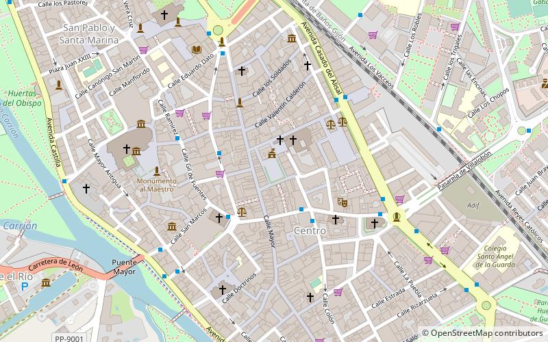 Calle Mayor location map