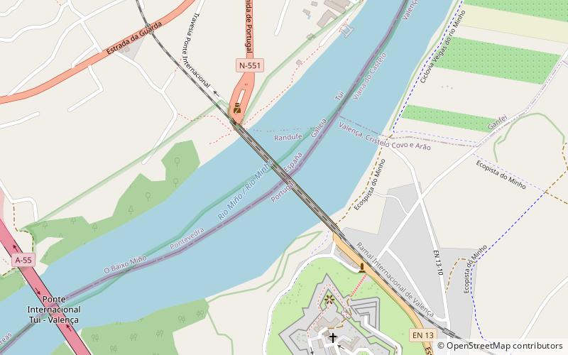 Puente Internacional location map