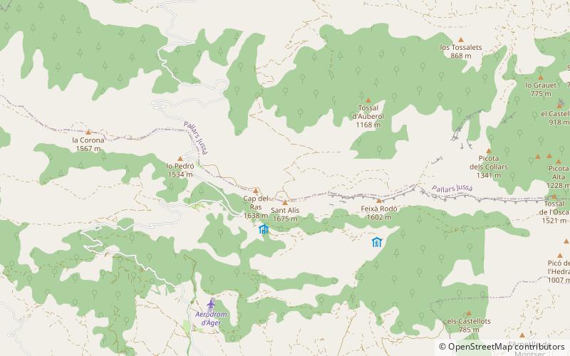 Serra del Montsec location map