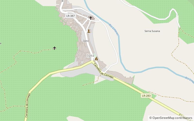 Igea location map