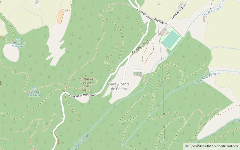 Camós location map