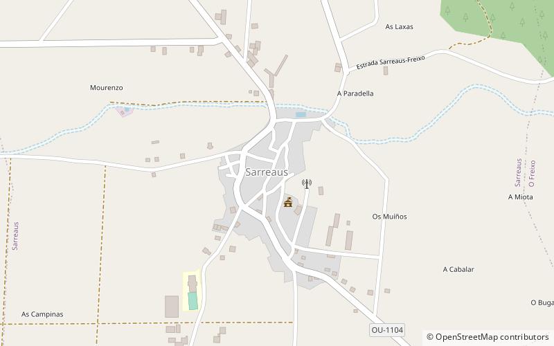 Sarreaus location map