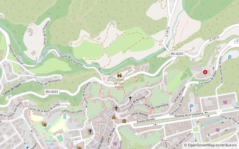 Castell de Sant Ferran location map