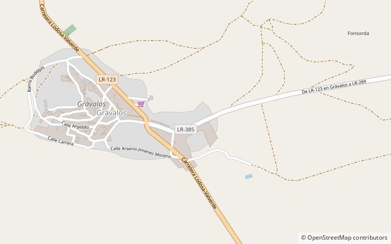 Grávalos location map