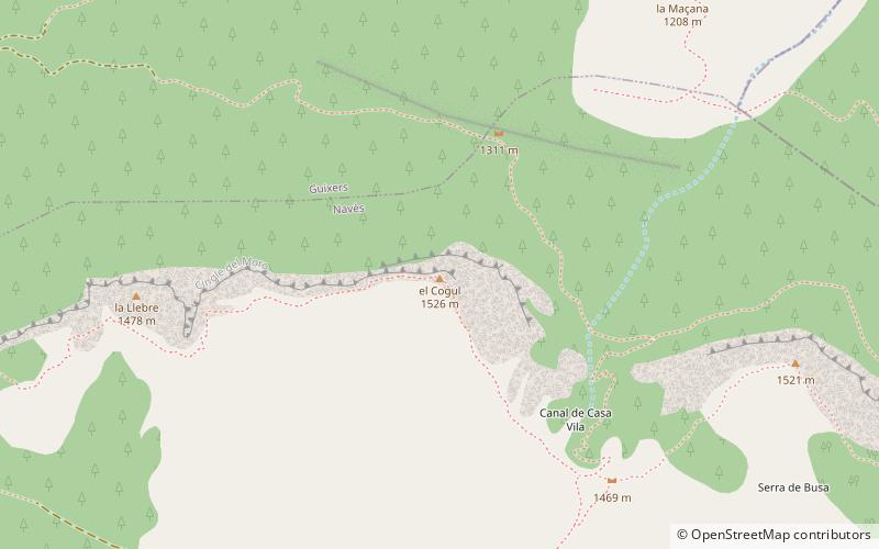 el cogul location map
