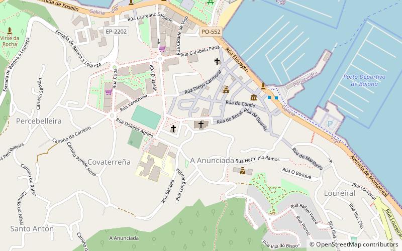 ex collegiate church baiona location map