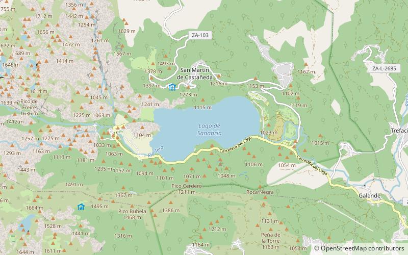 Lago de Sanabria location map