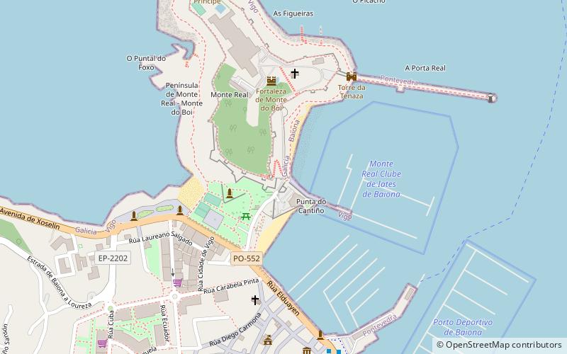 porta do sol baiona location map