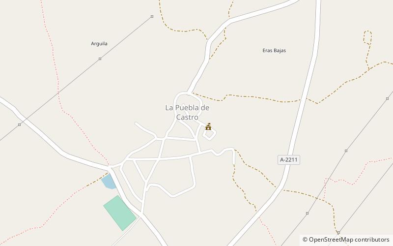 La Puebla de Castro location map
