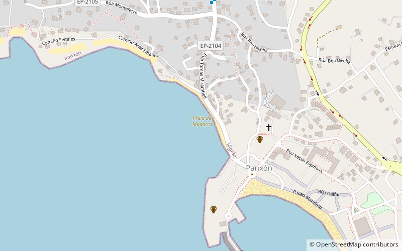 Praia da Madorra location map