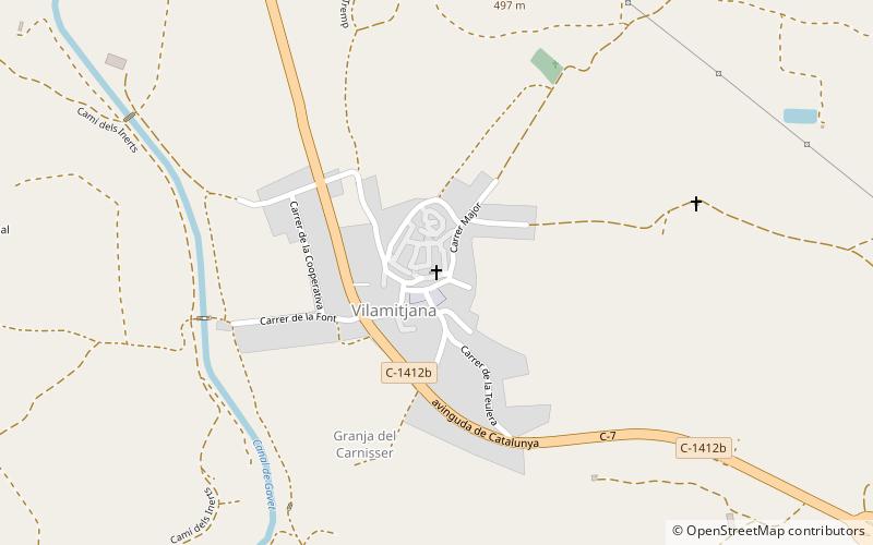 Santa Maria Church location map