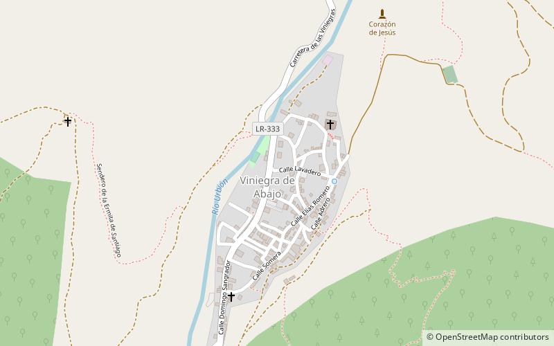 Viniegra de Abajo location map