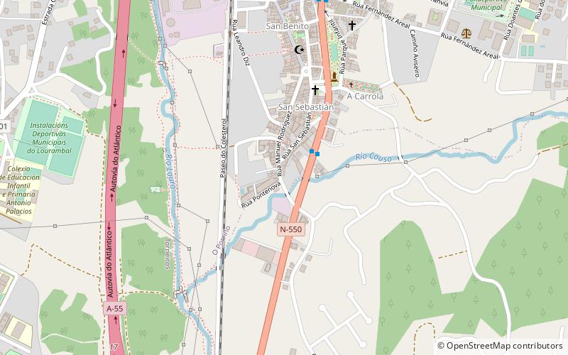 A Carrola watermill location map