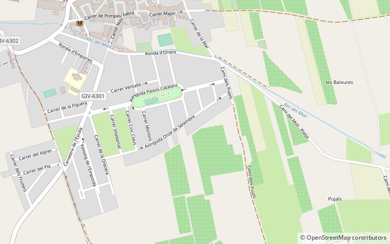 L’Armentera location map