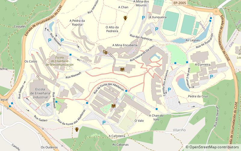 Universidad de Vigo location map